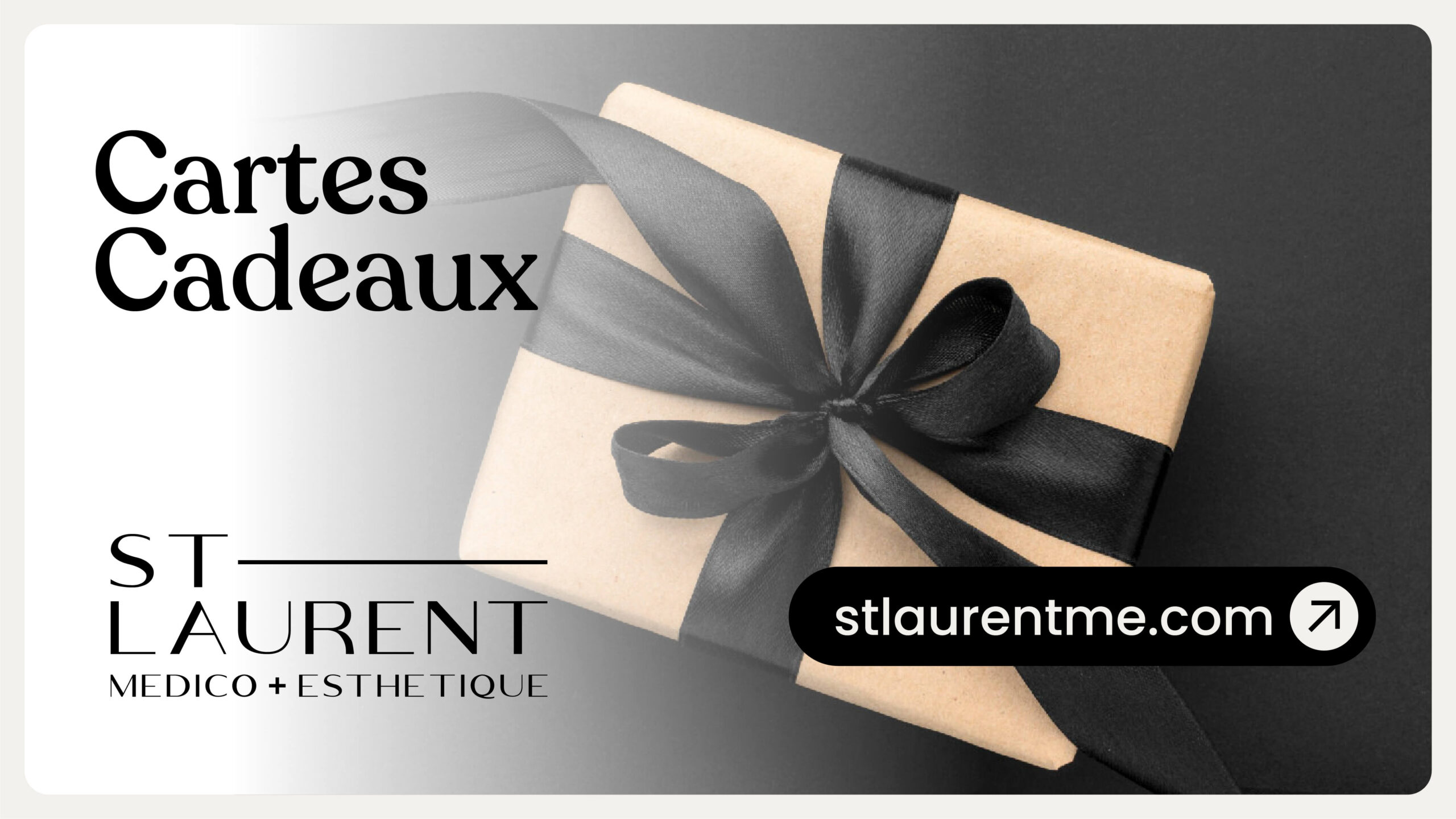 Offrez le bien-être avec les cartes cadeaux St-Laurent Médico-Esthétique. Disponibles en ligne sur stlaurentme.com