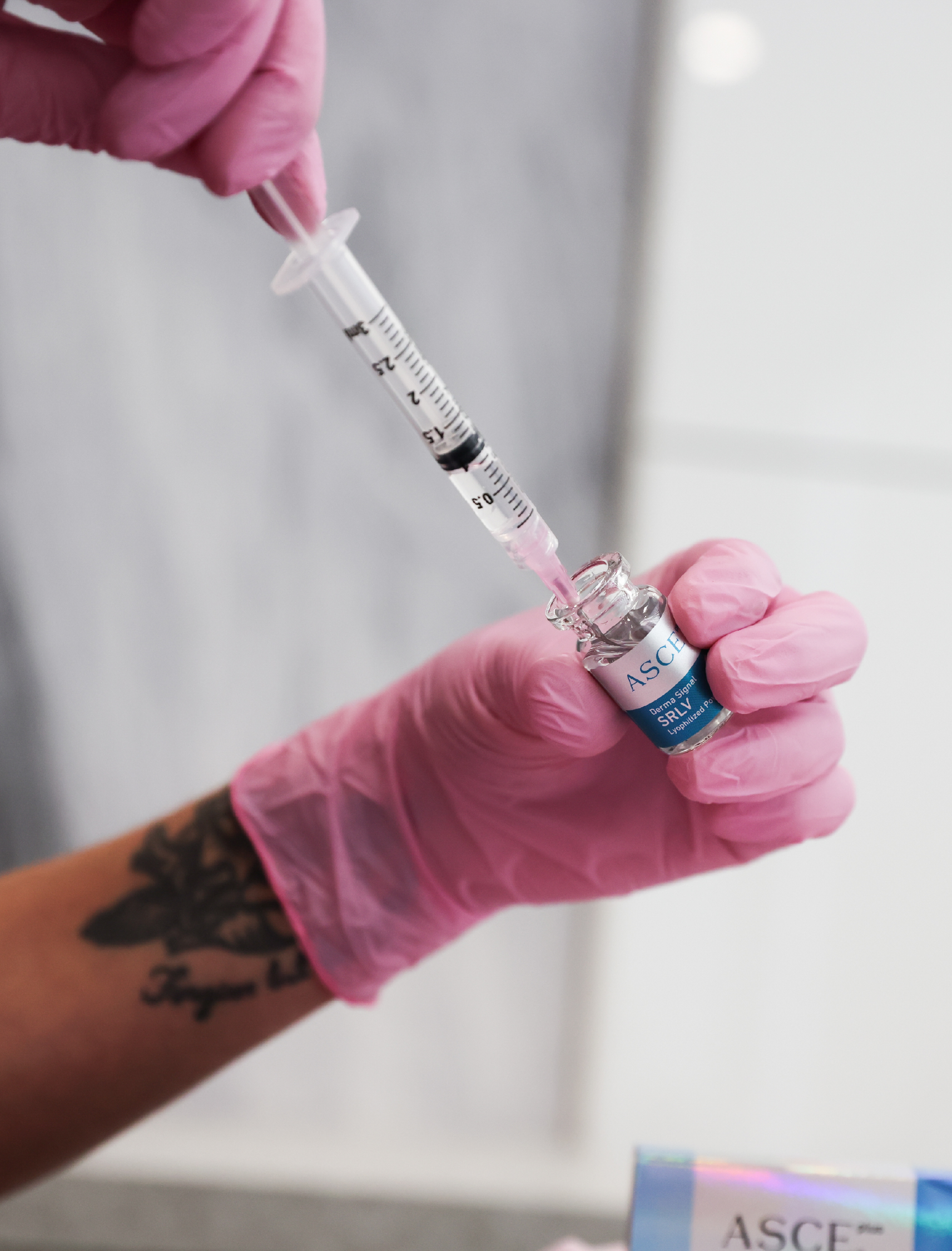 Préparation d’un traitement aux exosomes ASCE+ à l’aide d’une seringue
